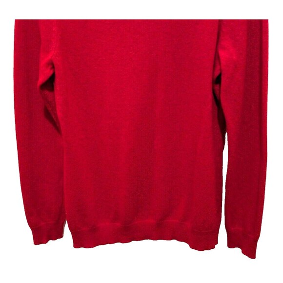 Charter Club Cashmere Luxury Sweater Medium Red 40" Bust Pullover Nice - Picture 8 of 9